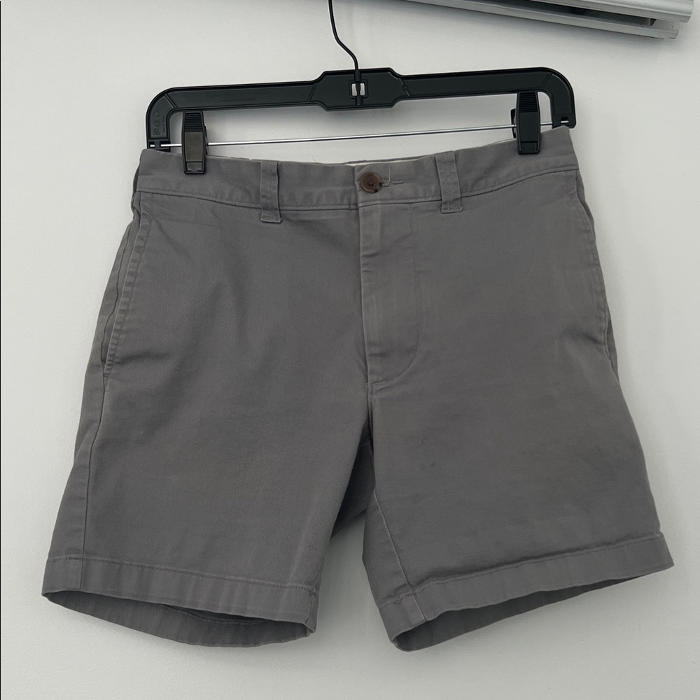 J. Crew Men's 7” Gray Flat Front Shorts